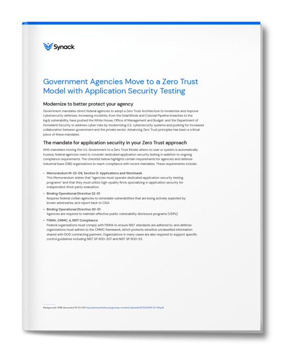 Zero Trust Model Government Solution Brief